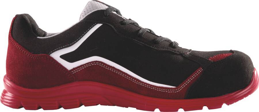 Sicherheitshalbschuh S3 Sparco Nitro 7522RSNR-38 Größe 38 Farbe schwarz / rot Typ Halbschuh Modell Nitro Schutzklasse