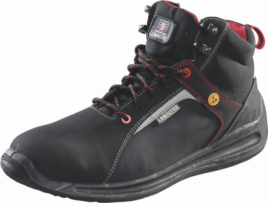 Sicherheitshalbschuh/-hochschuh S3 Super X ESD 1262-40 Größe 40 Farbe schwarz, rot gesteppt Typ Hochschuh Modell Super
