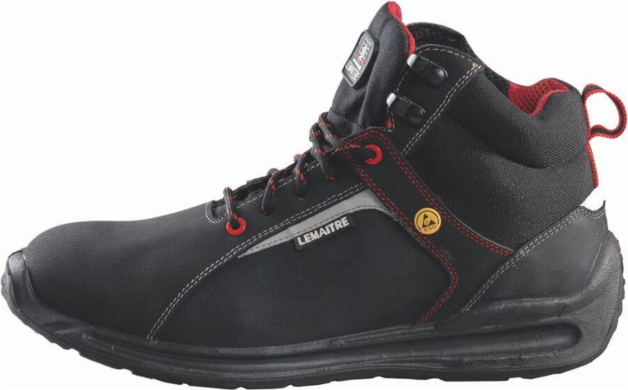 Sicherheitshalbschuh/-hochschuh S3 Super X ESD 1262-38 Größe 38 Farbe schwarz, rot gesteppt Typ Hochschuh Modell Super