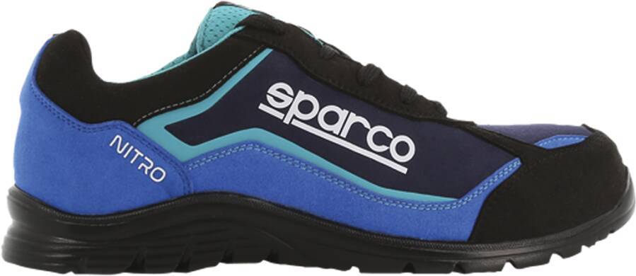 Sicherheitshalbschuh S3 Sparco Nitro 7522NRAZ-43 Größe 43 Farbe schwarz / blau Typ Halbschuh Modell Nitro Schutzklasse