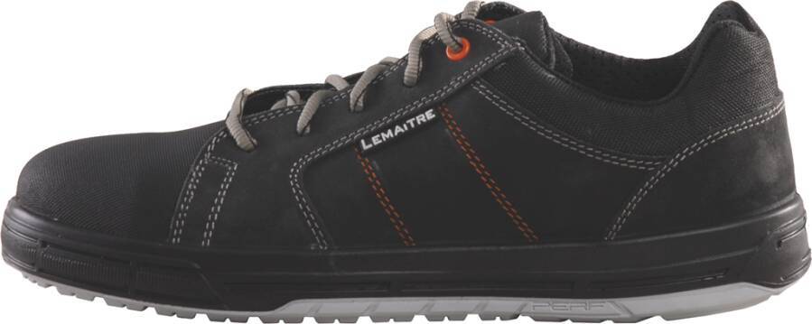 Sicherheitshalbschuh/-hochschuh S3 Soul / Saxo 1970-39 Größe 39 Farbe schwarz, mit grauen und orangefarbenen Nähten Ty