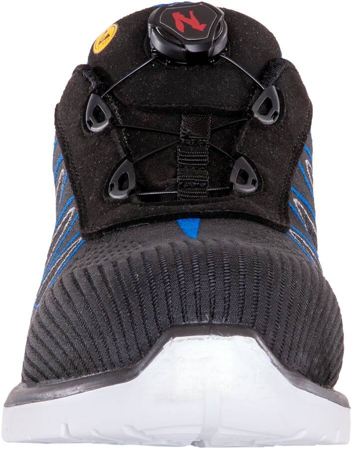 Sicherheitshalbschuh S3 S54 / S55 ESD S55 Blue-Fast-38 Größe 38 Farbe schwarz / blau Typ Halbschuh Modell S55 Drehpunk