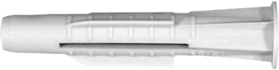 Universaldübel UKD mit Rand 0261010 Typ UKD 6 x 37 Bohrernenn-Ø 6 mm min. Bohrlochtiefe 45 mm Dübellänge 37 mm Schrauben