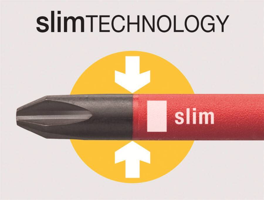 VDE-Wechselklinge slimVario 34584 Ausführung PH 2 Schneidenstärke - mm Gesamtlänge 75 mm slim-Version ja
