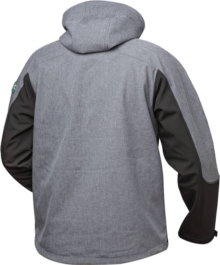 Softshelljacke reflektierend 7367177XXL Größe XXL Farbe grau / schwarz
