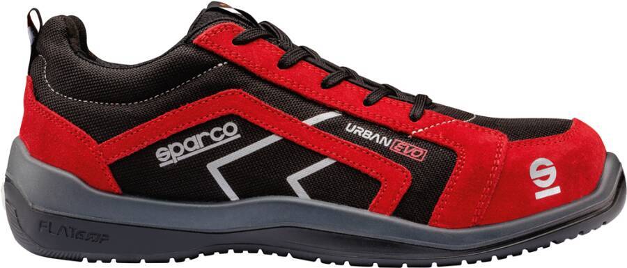 Sicherheitshalbschuh S3 Sparco Urban Evo 7518NRRS-39 Größe 39 Farbe rot/schwarz Typ Halbschuh Modell Urban Evo Red Sch