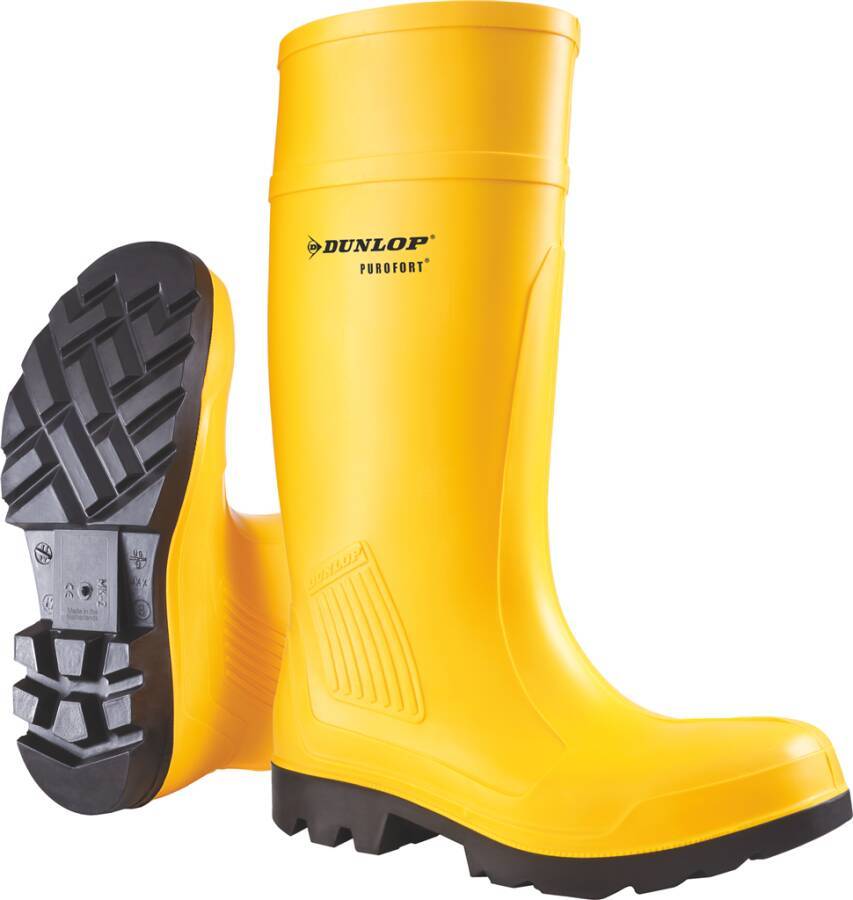 PU-Sicherheitsstiefel S5 Dunlop® Purofort® Professional 7-6100-40 Größe 40 Farbe gelb Typ Stiefel Modell Purofort® Profe