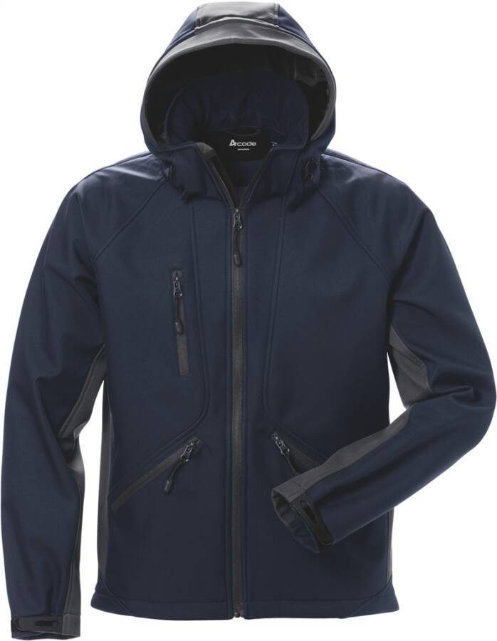 Windwear Softshelljacke Herren 1414 SHI 124149-586-XL Größe XL Farbe marine / grau Ausführung Herren