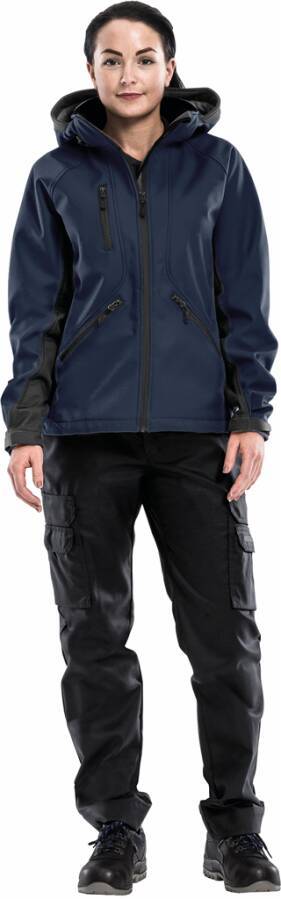 Windwear Softshelljacke Damen 1416 SHI 124150-586-L Größe L Farbe marine / grau Ausführung Damen