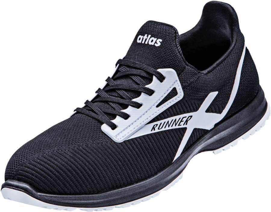 Sicherheitshalbschuh S1P Runner 25 & 75 Green ESD 83700-45 Größe 45 Farbe schwarz/weiß Typ Halbschuh Modell RUNNER 25