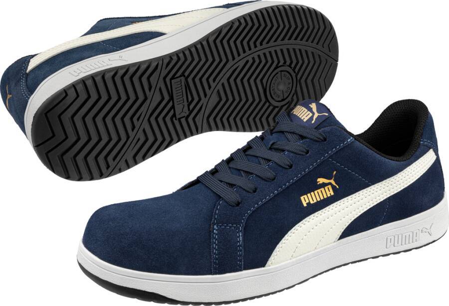 Sicherheitshalbschuh S1PL ICONIC SUEDE ESD FO HRO SRC 640020-44 Größe 44 Farbe blau Typ Halbschuh Modell Iconic Suede