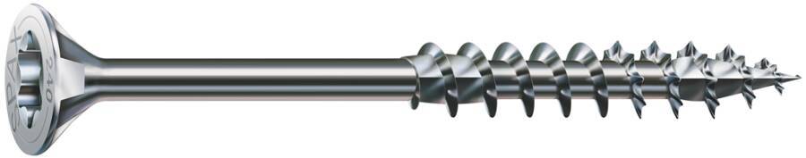 SPAX-Holzbauschraube Senkkopf Teilgewinde 0191010803005 Norm ART 01106 Werkstoff Stahl Oberfläche WIROX Form Teilgewinde