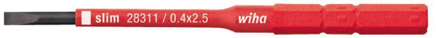 VDE-Wechselklinge slimVario 34578 Ausführung Schlitz 2,5mm Schneidenstärke 0,4 mm Gesamtlänge 75 mm slim-Version nein