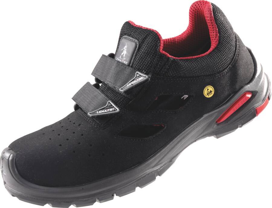 Sicherheitssandale S1P Riley Fresh ESD 8060-48 Größe 48 Farbe schwarz Typ Sandale Modell Riley Fresh Schutzklasse S1P