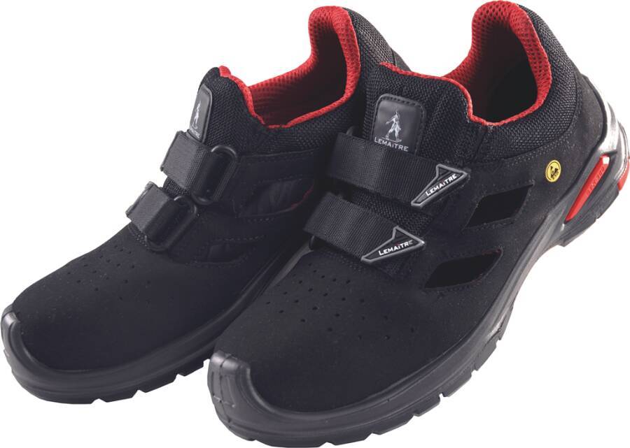 Sicherheitssandale S1P Riley Fresh ESD 8060-48 Größe 48 Farbe schwarz Typ Sandale Modell Riley Fresh Schutzklasse S1P