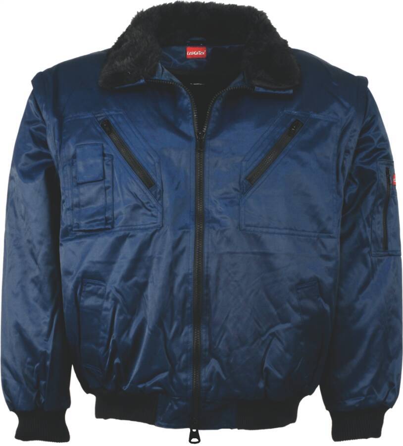 Pilotenjacke mit austrennbaren Ärmeln 7375126XXL Größe XXL Farbe marine
