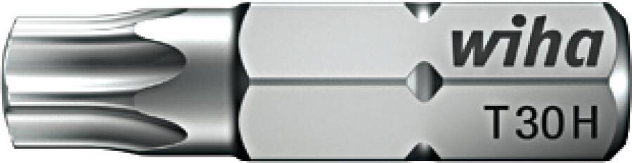 Professional-Bit Torx® mit und ohne Bohrung 01733 Größe 40 T Typ mit Bohrung Länge 25 mm