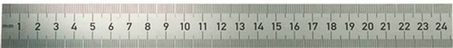 Biegsame Stahlmaßstäbe 311012000 Länge 2000 mm Breite 30 mm Stärke 1,0 mm Hersteller BMI