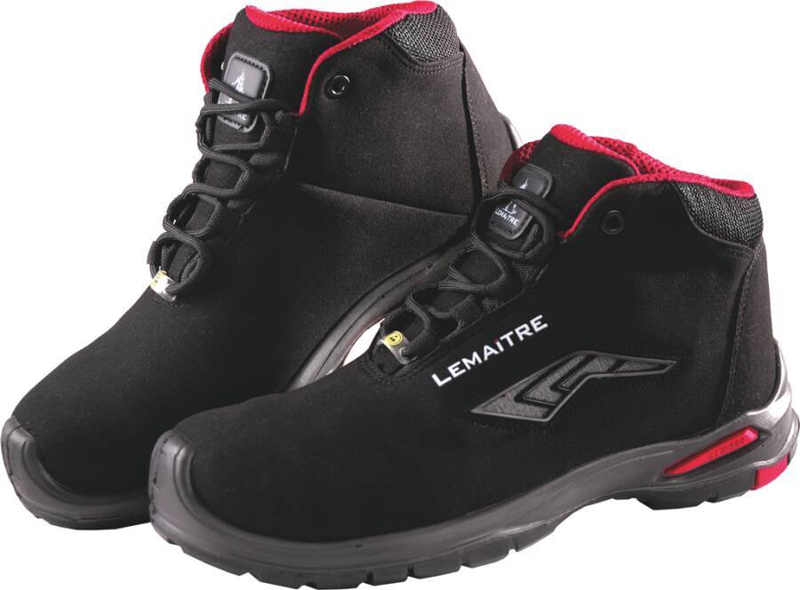 Sicherheitshalbschuh/-hochschuh S3 Riley ESD 8062-46 Größe 46 Farbe schwarz Typ Hochschuh Modell Riley High Schutzklas