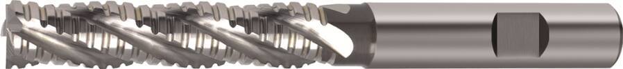 Schruppschlichtfräser lang blank, mit Mitnahmefläche 1670212 Ausführung NF (K12) Z4 Ø 12 mm Schneidenlänge 53 mm Gesamtl