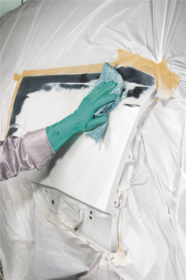 Chemikalienschutzhandschuh Camatril® 730/732 073010141E Größe 10 Farbe grün Trägermaterial Nitril Gauge - Mat.-Stärke