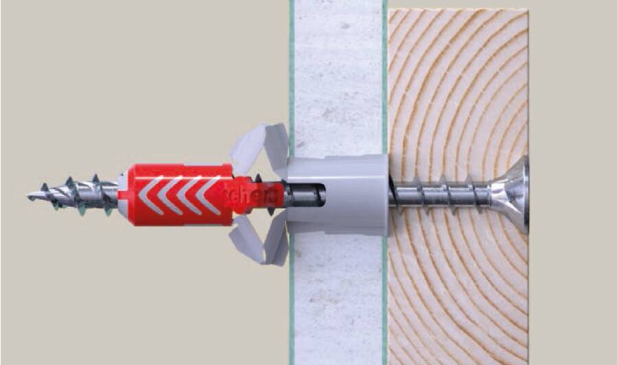 Spanplattenschrauben PowerFast II Stufensenkkopf, Innenstern TX, gvz, blau passiviert, Teilgewinde 561784 Norm FPF II ST