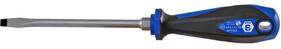 Schraubendreher 2-K-Griff Schlitz 431115,5 Schneidenbreite 5,5 mm Schneidenstärke 1,0 mm Klingenlänge 100 mm Gesamtlänge
