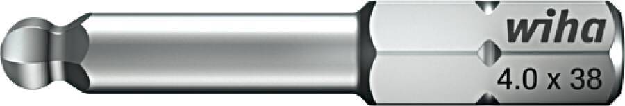 Professional-Bit Sechskant mit und ohne Kugelkopf 01740 SW 6 mm Typ Kugelkopf Länge 38 mm