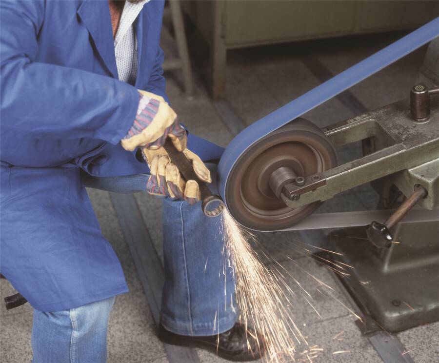 Schleifband mit Zirkonkorund 286886 Breite 9 mm Umfang 533 mm Körnung 40