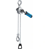 Hebelzüge PAH G10461 Typ Hebelzug Hub 1,5 m Tragkraft 500 kg Kettenstränge 1 Bauhöhe 282 mm Hebeldruck bei Volllast 20 d Hebelzüge PAH G10461 Typ Hebelzug Hub 1,5 m Tragkraft 500 kg Kettenstränge 1 Bauhöhe 282 mm Hebeldruck bei Volllast 20 d
