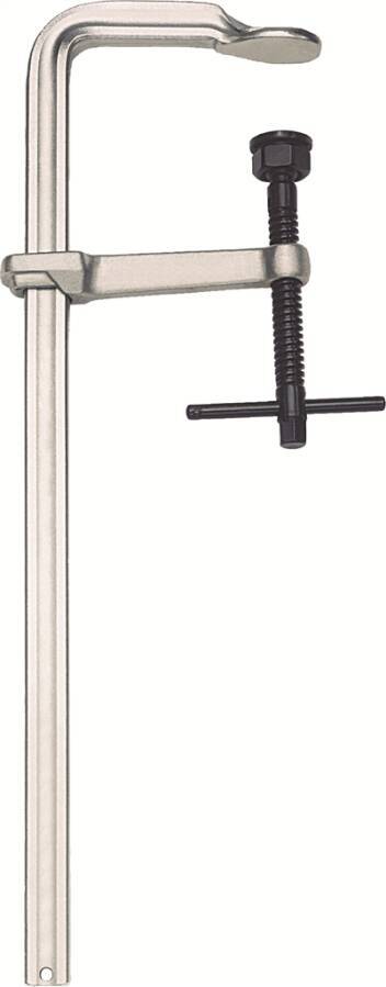 Schwere Ganzstahlzwinge 27140250 Typ Schlosserzwinge Spannweite 250 mm Ausladung 120 mm Schiene 30x15 mm
