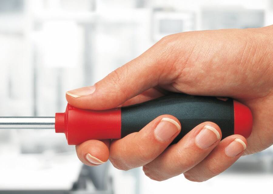 TORX®-Schraubendreher SoftFinish® Magic mit Festhaltefeder 27740 Größe 10 T Klingenlänge 80 mm Gesamtlänge 191 mm