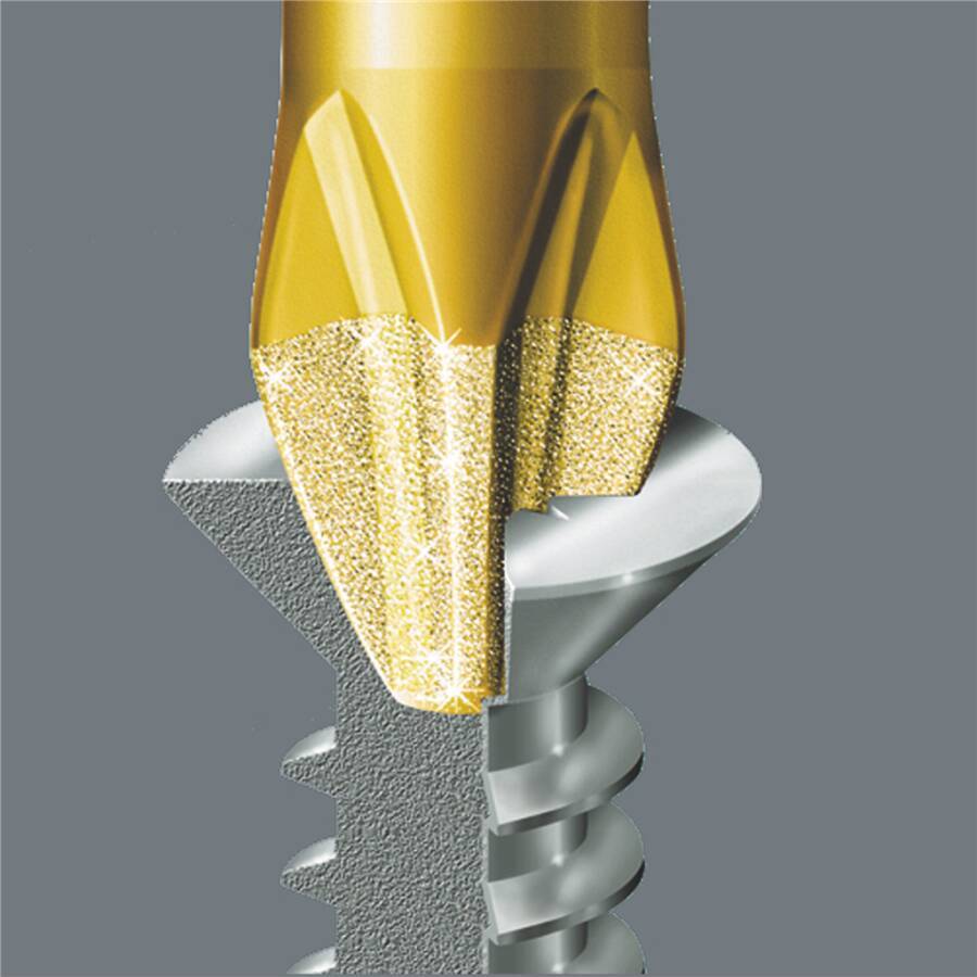 Diamant-Torsions-Bit Phillips® / Pozidriv® 05056402001 Größe 2 PH / PZ Typ PH Länge 25 mm