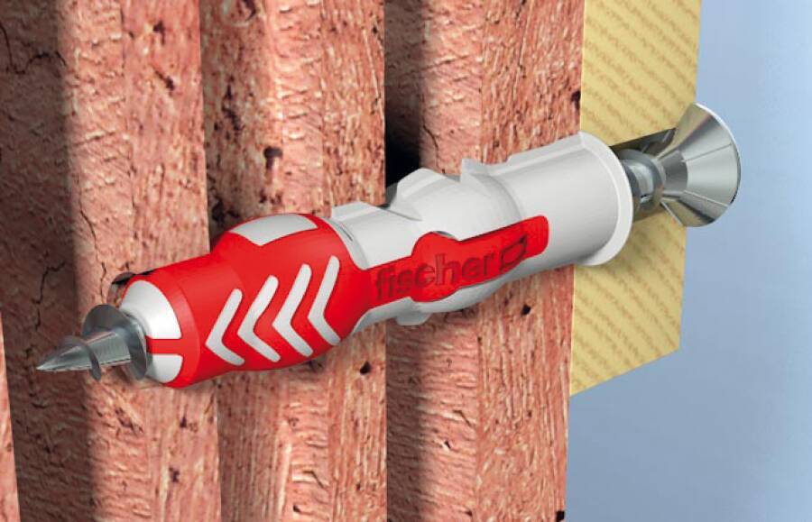 Universaldübel DuoPower mit Rand 538250 Typ DuoPower 6 x 50 Bohrernenn-Ø 6 (d0) mm min. Bohrlochtiefe 60 (h1) mm min. Pl