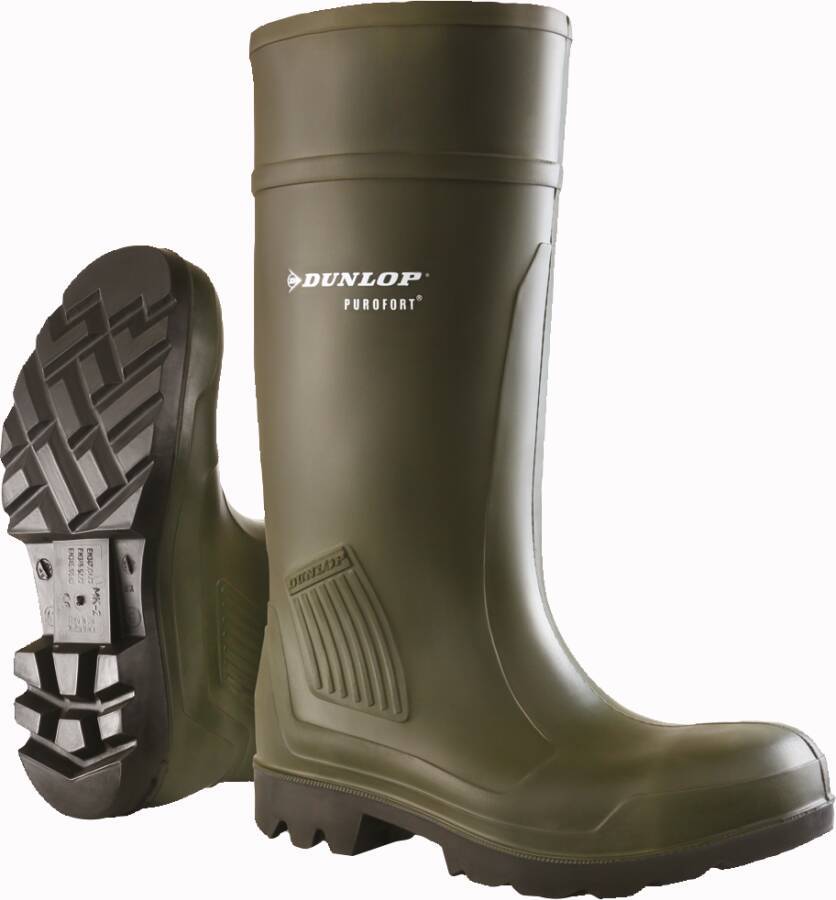 PU-Sicherheitsstiefel S5 Dunlop® Purofort® Professional 7-6120/1-46 Größe 46 Farbe oliv Typ Stiefel Modell Purofort® Pro