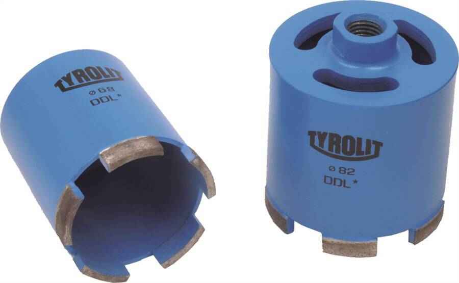 Diamant-Trockenbohrkrone M16 650293 Ø 82 mm Nutzlänge 70 mm Segmente 6 Segmenthöhe 6,5 mm Ausführung Standard