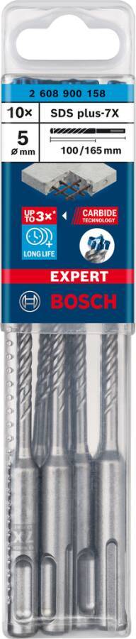 Hammerbohrer EXPERT SDS plus-7X 2608900158 Typ Pack Ø 5 mm Länge 165 mm Spirallänge 100 mm