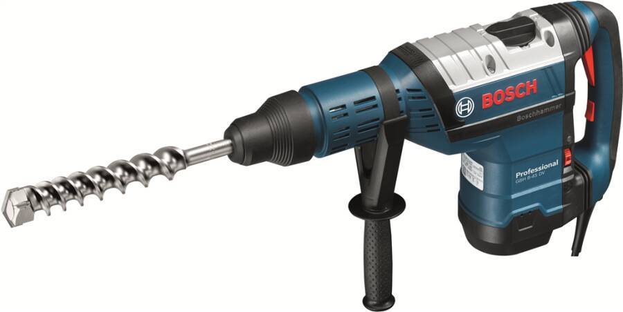 Bohrhammer GBH 8-45 DV 0611265000 Lieferumfang Handwerkerkoffer, Zusatzgriff, Fetttube Nennaufnahme 1500 W Schlagenergie