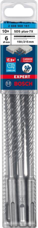 Hammerbohrer EXPERT SDS plus-7X 2608900161 Typ Pack Ø 6 mm Länge 215 mm Spirallänge 150 mm