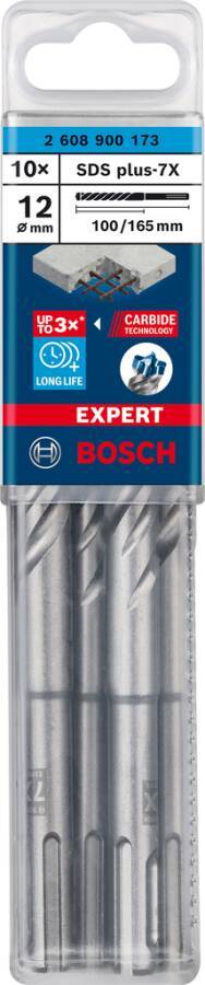 Hammerbohrer EXPERT SDS plus-7X 2608900173 Typ Pack Ø 12 mm Länge 165 mm Spirallänge 100 mm