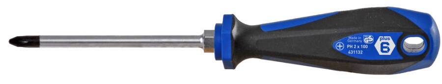 Schraubendreher 2-K-Griff PH 431131 Größe 1 PH Klingenlänge 80 mm Gesamtlänge 187 mm