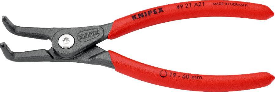 Präzisions-Sicherungsringzangen für Außenringe 49 21 A21 Ausführung gebogen Typ A21 für Wellen-Ø 19 - 60 mm Länge 165 mm