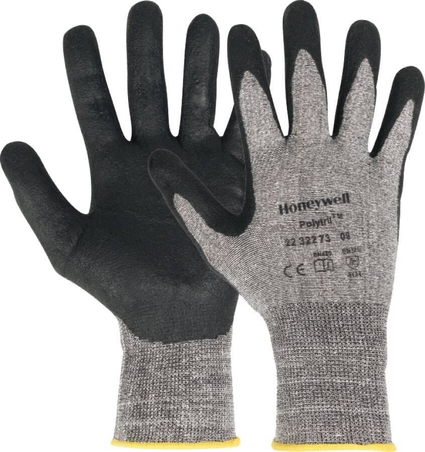 Schutzhandschuh Polytril Air Comfort 2232273-11 Größe 11 Farbe grau/schwarz Trägermaterial Polyamid/Baumwolle/Elasthan