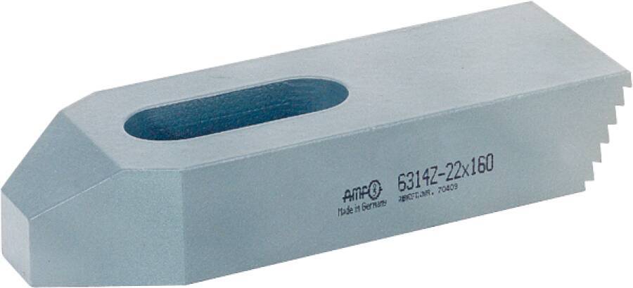 Spanneisen / Spanneisen mit Treppenzähnen 70375 Schlitzbreite b1 11 mm Länge 80 mm für Schraube 10 M a 15 mm Breite b2 3