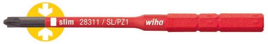 VDE-Wechselklinge slimVario 34589 Ausführung Xeno Schlitz/PZ 1 Schneidenstärke - mm Gesamtlänge 75 mm slim-Version ja