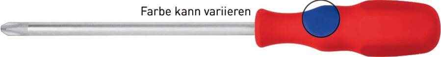 Schraubendreher 1-K-Griff PH 432130 Größe 0 PH Klingenlänge 60 mm Gesamtlänge 140 mm
