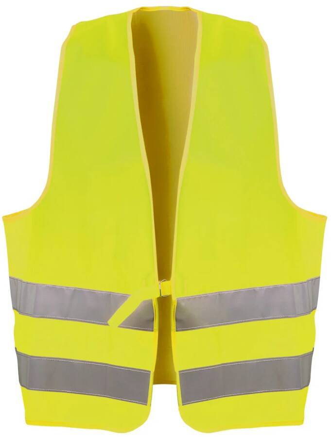 Warnschutzweste Mischgewebe Klasse 2 733131083 Größe Uni Farbe warngelb