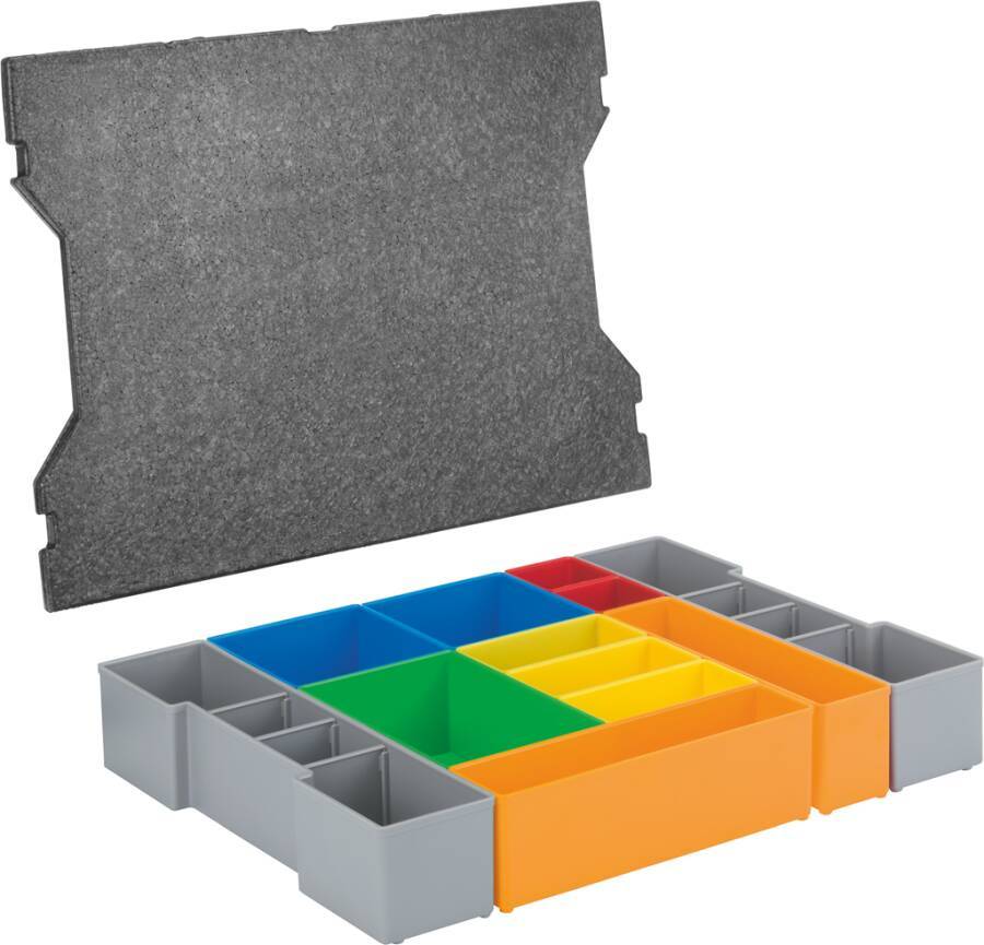 Boxen-Set für L-BOXX 1600A016N9 Einsatz für L-BOXX 102 Ausführung Boxenset 12tlg. mit Abdeckung Außenmaße (LxBxH) 418 x