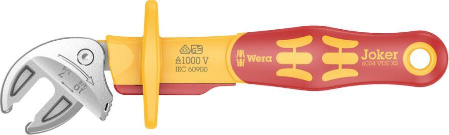 VDE-Maulschlüssel Joker 6004 verstellbar selbstjustierend 05020150001 Spannweite 7-10 mm Länge 119 mm Spannweite 1/4-3/8