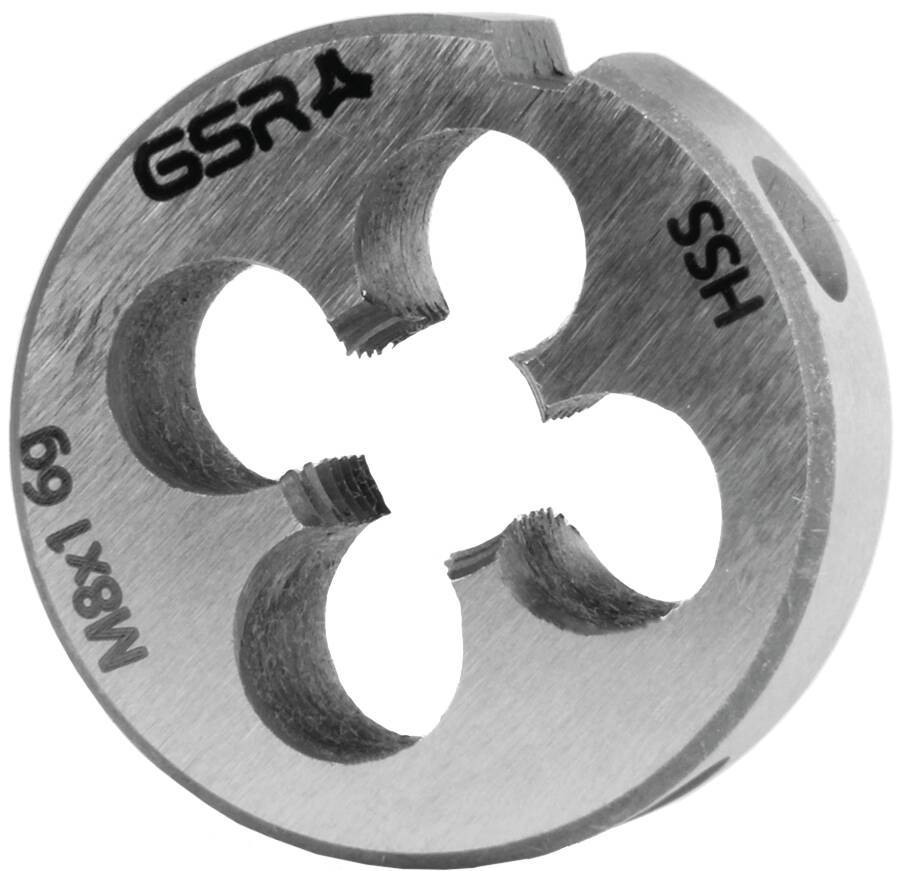 Schneideisen metrisch fein rechts, Form B B00414460 Gewinde 10 M Steigung 0,75 mm Außen-Ø 30 mm Höhe 11 mm